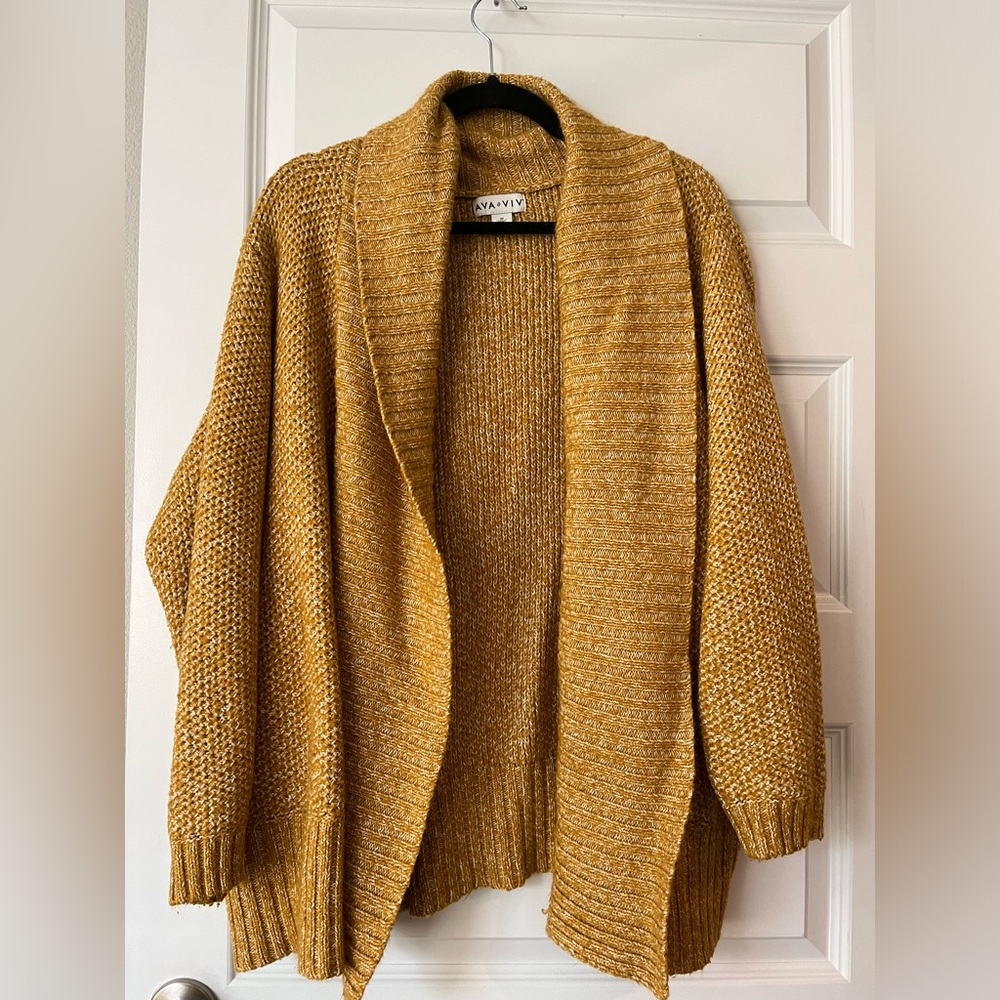 Ava and Viv mustard sweater.